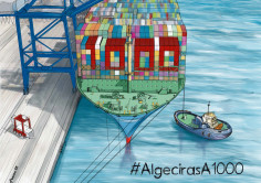 MEGASHIPS. El Puerto de Algeciras recibe el megaship número 1.000
